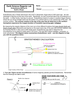 Earth Science Regents Lab