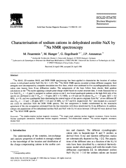Characterisation of sodium cations in dehydrated zeolite NaX by
