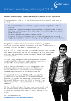 Employing workers aged 16-18