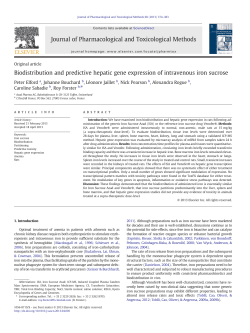 Biodistribution and predictive hepatic gene