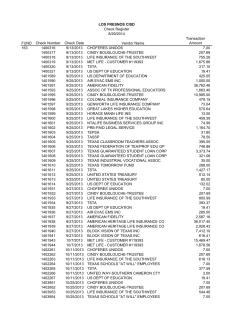 FUND Check Number Check Date Vendor Name Transaction