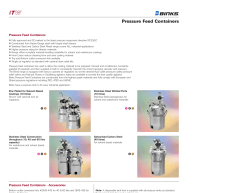 Pressure Feed Containers - Jag-Mar
