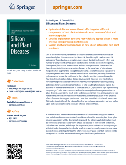 Silicon and Plant Diseases
