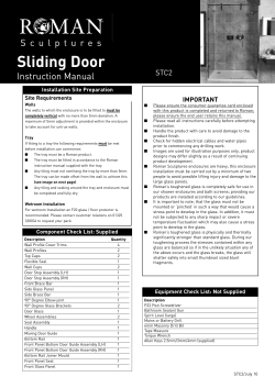 Sliding Door - Roman Showers