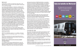 Gu&iacute;a de bolsillo de Metrorail