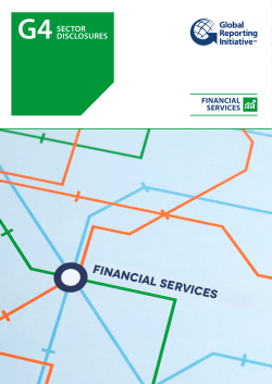 Financial Services Sector Disclosures