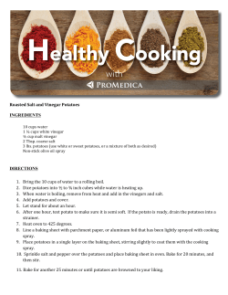 Roasted Salt and Vinegar Potatoes