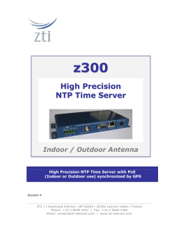 High Precision NTP Time Server
