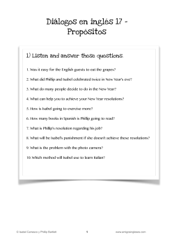 17- Prop&oacute;sitos - Amigos Ingleses