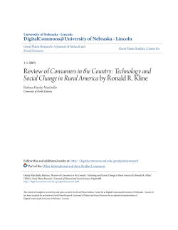 Review of Consumers in the Country: Technology and Social