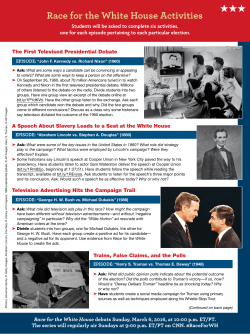 Race for the White House Activities