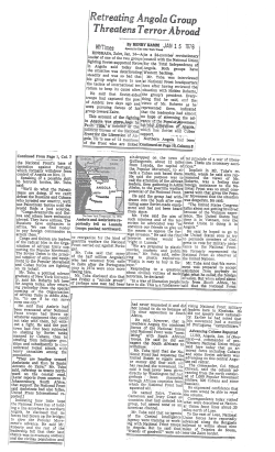 R ting Angola Group Threatens Terror A bread