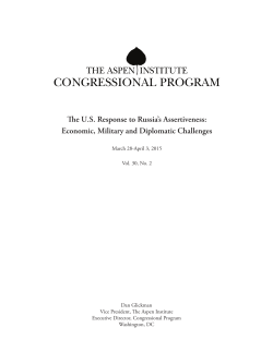 The U.S. Response to Russia`s Assertiveness