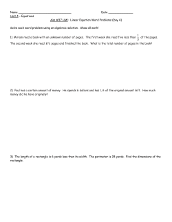 Unit 4 - Manhasset Schools