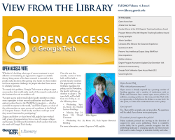Faculty Newsletter - Fall 2012