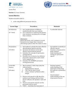 speech competition lesson plan 1