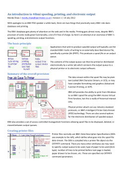 An introduction to #ibmi spooling, printing, and electronic output