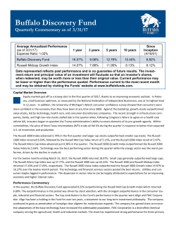 Commentary for Q1 2017