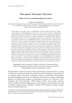 13 Tilmann Habermas.indd - Institut f&uuml;r Psychologie