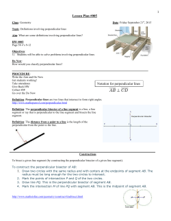 Geometry Fall 2015 Lesson 005 _Definitions involving