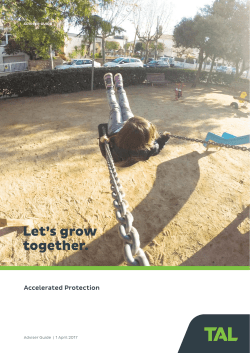 Let`s grow together. - Accelerated Protection
