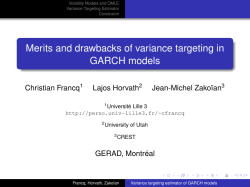 Merits and drawbacks of variance targeting in GARCH models