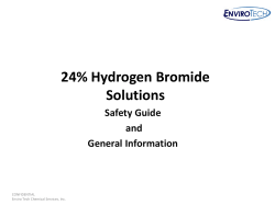 24% HBr Safety Info - Enviro Tech Chemical Services, Inc.
