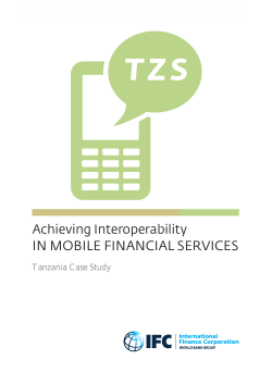 Achieving Interoperability in Mobile Financial Services