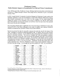 Public Defender Impact on Exceptionally Low Jail and Prison