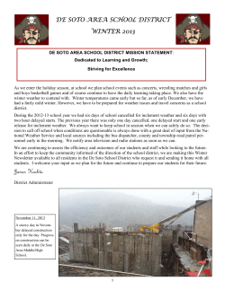 Newsletter Dec 2013.pub - De Soto Area School District