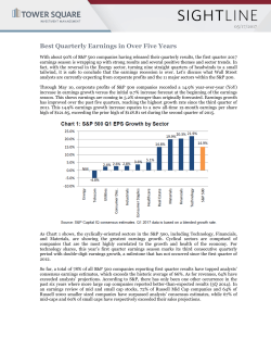 Best Quarterly Earnings in Over Five Years