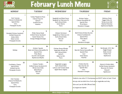 Menu Subject to Change