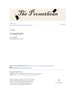 Losing Sucks - CU Commons - Concordia University