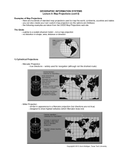 GEOGRAPHIC INFORMATION SYSTEMS Lecture 9: Map