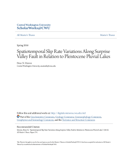 Spatiotemporal Slip Rate Variations Along Surprise Valley Fault in