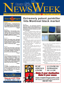 Extremely potent painkiller hits Montreal black market
