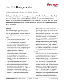 Southeast Missouri Mining and Milling Division (SEMO)
