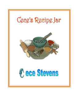 Ceces Recipe Jar