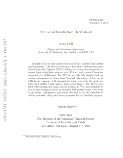 Status and Results from DarkSide-50