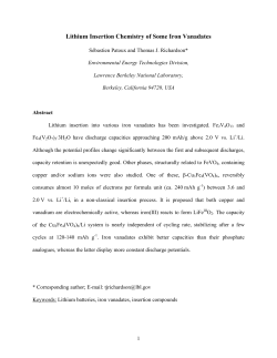 Lithium Intercalation Chemistry of an Iron Phosphate