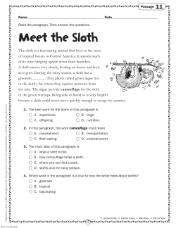 Meet the Sloth