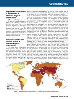 Impact of New Hepatitis C Treatments in Different Regions of the World