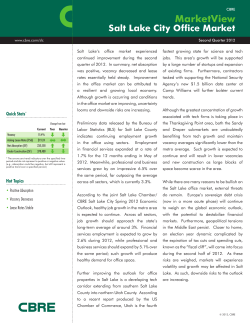 Salt Lake City Office Market