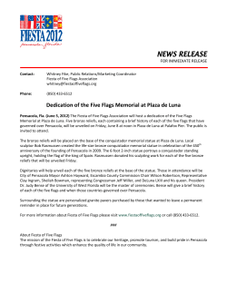 news release - Fiesta of Five Flags