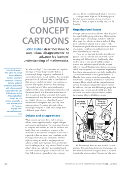 using concept cartoons