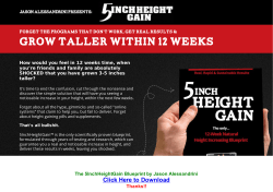 The 5InchHeightGain Blueprint