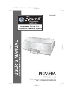 Bravo II Manual