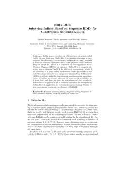 Suffix-DDs: Substring Indices Based on Sequence BDDs for