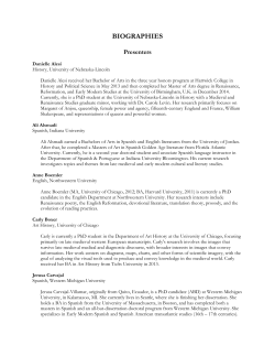 biographies - The Newberry