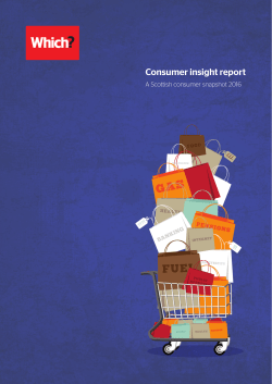 Consumer insight report